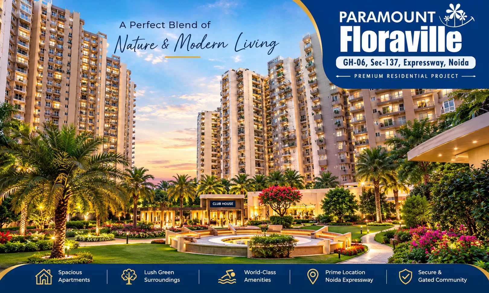 Paramount Floraville Sector 137 Noida Expressway – Premium Residential Project